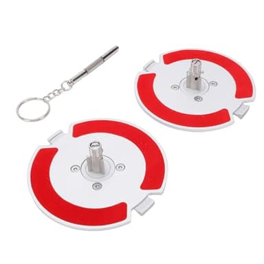 WALFRONT Reel to Reel NAB Hub Adapter 2PCS Adapter Fit for NAGRA T TI QGB 10in 12in Audio Tape Aluminium Alloy Universal Compatibility