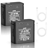 2-Pack LIT-10 Replacement Battery 10500mAh - Rechargeable Lithium Battery for SPYPOINT Cellular Trail Cameras Link-Micro-LTE, Cell-Link, LM2, Link-Micro-S-LTE (Includes Type-C Cable)