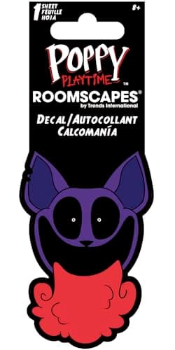 Poppy Play Time: Chapter 3 - Huggy Wuggy White Vinyl Die-Cut Decal - 4 Color