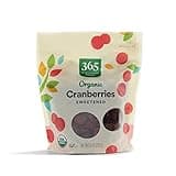 365 by Whole Foods Market, Organic Dried Sweetened Cranberries, 8 Ounce