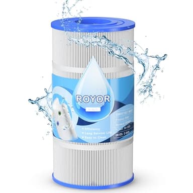 ROYOR CX900RE Pool Filter Cartridge - Compatible with Hayward C900 Pool Filter Cartridge, Pool Filter Replacement for PA90 Filbur FC-1292, Unicel C-8409, 90 Sq.ft. Porpoise Pool Filter Cartridge