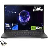 Dell Alienware m16 R2 Gaming Laptop, 16" QHD+ 240Hz Display, 16-Cores Ultra 9-185H, GeForce RTX 4070, 64GB DDR5, 2TB PCIe 4.0, WiFi 7, RGB Backlit KB, USB-C, BT, HDMI, RJ45, PDG HDMI Cable, Win 11 Pro