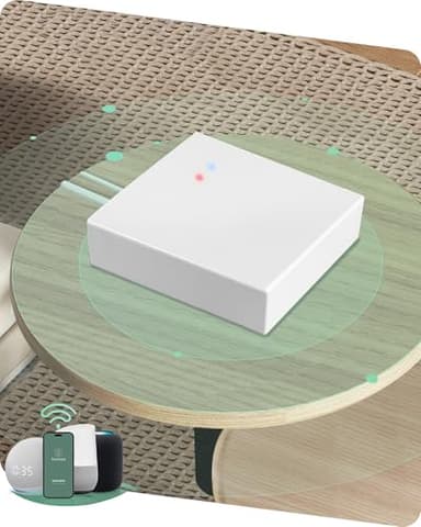 Yoolax Zigbee Matter Smart Hub, Gateway Smart Hub Compatible with Alexa and Google Home Assistant, App Remote Control, Voice Control(for Zigbee Motor)