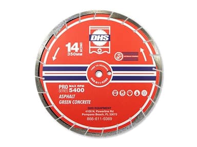 Replacement for 16" DHS Pro Series Premium Diamond Blade - Asphalt and Green Concrete