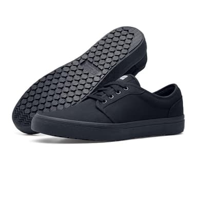 Shoes For Crews Unisex Slip-Resistant Work Sneakers – Comfortable, Lightweight, Water-Resistant & Non-Slip Work Shoes - Ideal for Men & Women in Hospitality, Retail, Food Service & More - Merlin, Size 9.5