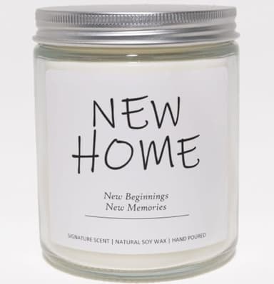 Lavender & Eucalyptus Soy Wax Candle, 7OZ - Housewarming Gifts, New Home Gift Ideas, Home Gifts for Housewarming, New Home