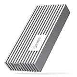 ORICO 40Gbps NVMe SSD Enclosure, M.2 to USB-C Adapter for NVMe M-Key 4TB SSD 2280, Aluminum M2 External SSD Case, Compatible with Thunderbolt 3/4 USB3.2/3.1/3.0/Type-M234-Silver