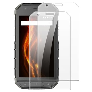 Shantime [2 Pack Tempered Glass Screen Protector Compatible with CAT S31 (4.5 Inch), HD Clear Anti-Scratch Bubble-Free Case Friendly