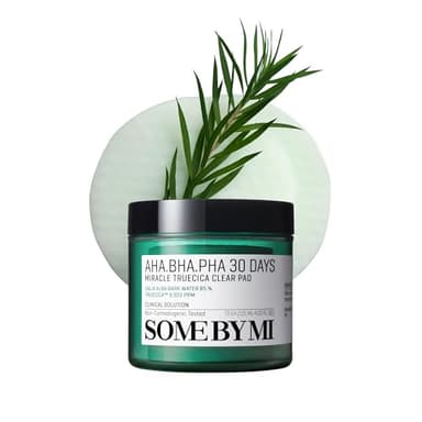SOME BY MI AHA BHA PHA 30 Days Miracle Truecica Clear Pad – 70 Pads – Korean Exfoliating Centella Face Toner Pads – Gently Clears Impurities, Refines Pores & Smooths Skin Texture – Korean Skin Care