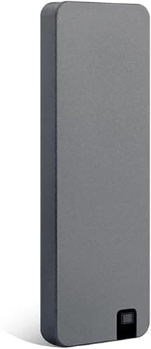 Portable Aluminum External SSD 2TB – USB-C & USB-A 3.2 Gen 2, Up to 500MB/s, Waterproof, Dustproof (IP68), Shockproof, Pressure-Resistant Solid State Drive