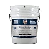 Countryman Coatings 100% Silicone Roof Coating - Restore Your Roof in a Day - Seal Leaks, Cracks, Seams, Penetrations - Adheres to All Surfaces (4.75 Gallon, Black)