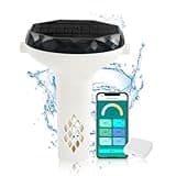 RYAKKA Smart Pool Monitor Solar Charged Digital Pool Water Tester for CL/PH/EC/TDS/ORP/Temp/Salinity for Pool, Spa, Hot Tub, Jacuzzis