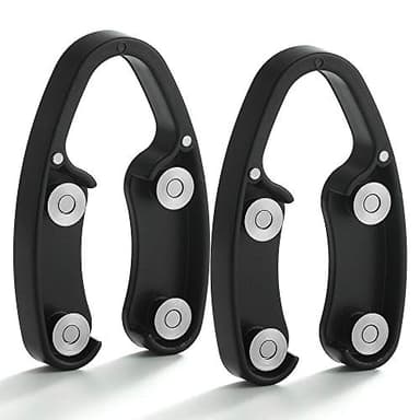 YWQ 2 Pack Design Wine Foil Cutter, Wine Bottle Opener Accessory, Gift for Wine Lovers, Black
