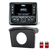 Stinger SPXRNGDASH 13-18 Polaris Ranger Radio Mounting Kit and Wet Sounds WS-MC2 Waterproof Radio