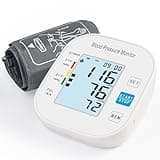 Blood Pressure Monitors, Automatic Upper Arm Blood Pressure Machines for Home Use with Large Cuff Adjustable BP Machine for Adult Elderly BSX583 (White)