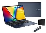 ASUS Newest Vivobook 17.3" FHD Laptop, Intel Core i3-1215U, 16GB Memory, 512GB SSD, Quiet Blue, Windows 11 Home in S Mode, with Accessories