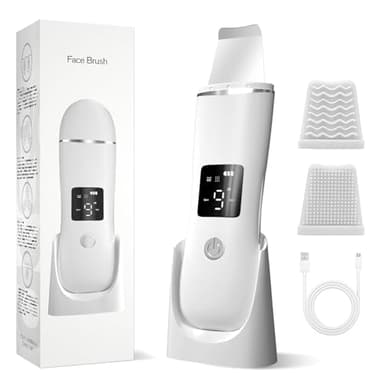 Face Scrubber Skin Spatula - Blackhead Remover with 4 Modes, Pore Extractor Face Spatula Deep Cleansing for Facial Skincare Women Gift