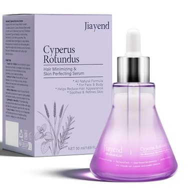 Cyperus Rotundus Skin Serum Oil, Natural Hair Removal & Shaving Oil for Women, Effectively Reduces Unwanted Hair & Prevents Hair Regrowth, Moisturizes Soothes Skin