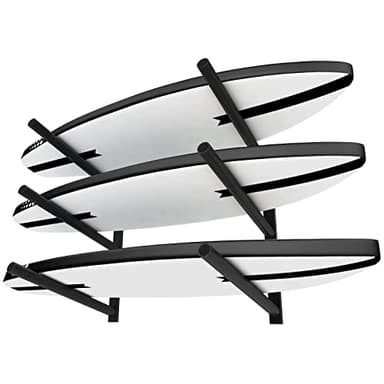 Surfboard Rack for Wall | Surfboard Wall Mount | Paddle Board Rack | Surfboard Wall Rack | Paddle Board Wall Rack | Surf board Wall Mounts | Surf Rack for Board Storage (CJ-OT2202) (3 Layers)