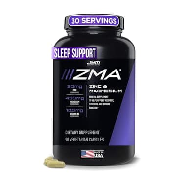 ZMA JYM, Zinc & Magnesium Supplement - Zinc, Magnesium and Vitamin B6, YM Supplement Science, 90 Vegetarian Capsules