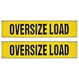 VULCAN Oversize Load Banner with Grommets - 2 Pack - Mesh - 18 Inch x 84 Inch