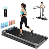 FUNMILY Walking Pad 3 in 1 Under Desk Treadmill, 2.5 HP Quiet Portable Walking Treadmill 300lbs Weight Capacity, Walking Jogging Machine Remote Control LED Display Small Treadmills for Home Office TR