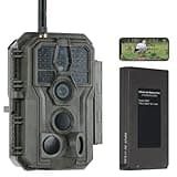 GardePro E8P Trail Camera WiFi Bluetooth, Game Cameras with 8000mAh Rechargeable Battery Pack, 100ft Night Vision Motion Activated