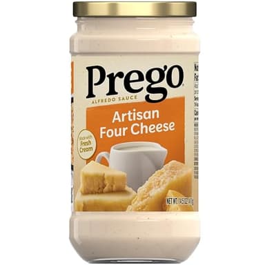 Prego Artisan Four Cheese Alfredo Pasta Sauce, 14.5 oz Jar