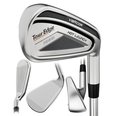 Tour Edge Hot Launch E525 Iron Set 4-PW (Graphite UST Helium Black Senior) 2025