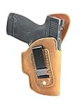 M&P Shield 9mm Holster - Fits S&W Shield Plus / 2.0 / 1.0 / 3.1" Barrel - Comfortable Concealed Carry - 1.5" Belt Clip - Multiple IWB Positions