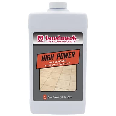 Lundmark High Power Wax Remover, Commercial Strength Floor Wax Stripper, 32-Ounce, 3204F32-6, Clear (LUN-3204F32-6)