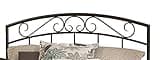 Hillsdale Wendell Metal Headboard for Full or Queen Bed, Copper