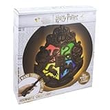 Paladone - Harry Potter - Hogwarts Crest - Lamp with Control Wands Black