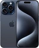 Apple iPhone 15 Pro, 128GB, Blue Titanium - Unlocked (Renewed Premium)