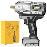Cordless Impact Wrench 1/2 inch for DeWalt 20v Battery, Impact Wrench 900Ft-lbs(1200N.m) High Torque Brushless Electric Impact Gun, Power Impact Driver with 4-Mode Speed, LED Work Light(no battery)