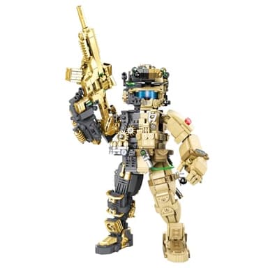 Senxry Building Blocks Set Special Forces, Collectible Robot for Adults and Teens, Compatible with Lego, for Military Enthusiasts- 1225 Pieces