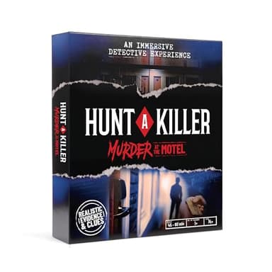 Hunt A Killer Murder at The Motel - an Immersive Murder Mystery Experience - for True Crime Fans with Evidence & Puzzles - Solve Crimes at Date Night or Family Game Night - Age 14+