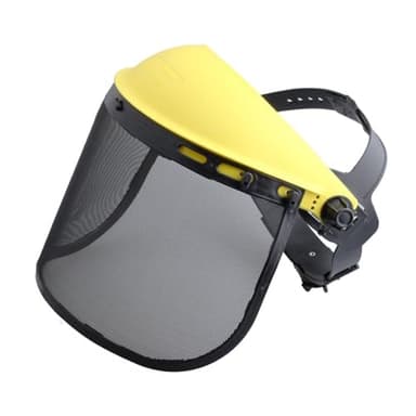 Hipa Safety Face Shield with Mesh Visor for Weed Eating Whacking Yard Work Chainsaw Protective Helmet