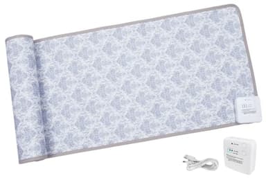 DOGNESS Rechargeable Pet Shock Mat, 59"x15" Safe Cat Repellent Mat Electronic Training Pads Keep Dogs and Cats Off Couch, Bed, Indoor Cat Deterrent Mat (Elegant Printing)