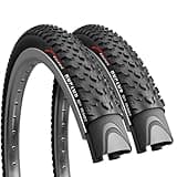 Fincci Pair 27.5 x 2.10 Mountain Bike Tire 54-584 Foldable Tires Oncamp for Road MTB Mud Dirt Offroad Bicycle - 27.5x2.10 Tire Pack of 2