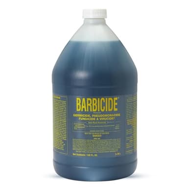 BARBICIDE Gallon Disinfectant Concentrate | EPA-Registered, Hospital-Grade Germicide for Salons & Barbershops | Anti-Rust Solution for Shears, Combs & Professional Tools | EPA-Registered