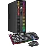HP ProDesk Desktop RGB Lights Computer Intel Core i5 6500 3.2 GHz 8GB RAM 256GB SSD Win 10 Pro Gaming PC Keyboard & Mouse (Renewed), Windows 10 Pro