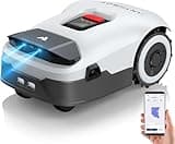 Robot Lawn Mower NO Wire - 0.15 Acre, Full Band RTK+4-Eye Vision Robotic Lawnmower, Automatic Mapping, 20 Multi-Zone Management, Precise Obstacle Avoidance, Intelligent Path Planning, ANTHBOT Genie600