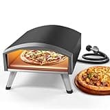 Uniflasy 12" Portable Propane Gas Pizza Oven - 3-Layer Design for Superior Heat Retention, Heats to 950°F in 15 Minutes, Cooks Pizzas in 60 Seconds - Perfect for Backyard, Camping, and Picnics