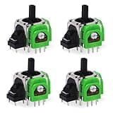 3D Analog Joystick Replacement for PS4/PS5 Controller - Hall Effect Sensor, Never Drift, Precise Control, Power Saving - Set of 4