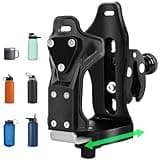 Upgraded Motorcycle ATV Cup Holder Anti Theft, Extra Large Bike Water Bottle Holder 1.95 – 3.6 inch Universal Size, Drink Holder Handlebar with Metal Clamp for Scooter Boat Stroller Wheelchair