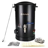 TOAUTO 10Lbs Wax Melter for Candle Making - Candle Wax Melting Pot with Faster Pour Spout and Temperature Controller, No Cloggy and Easy Clean Up