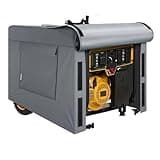 GasXpert Generator Covers Heavy Duty Waterproof, 38”Lx28”Wx30”H Portable Generator Cover, Snow/UV/Wind Proof Generator Cover for Portable Generators 5500-15000 Watt, fit for Most Generators