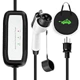 AplysiaTech Portable EV Charger Level 1, 15Amp 110V, Electric Vehicle Charger with 21Ft Extension Cord,NEMA 5-15P for Plug-in Home EV Charging Station,Compatible with SAE J1772 EVs(Tesla Need Adapter)