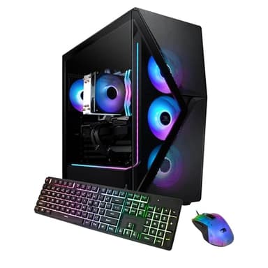 iBUYPOWER Slate MESH Gaming PC Desktop Computer Intel Core i9 14900F CPU, NVIDIA GeForce RTX 4070 Super 12GB GPU, 32GB DDR5 RGB 5200MHz RAM, 2TB NVMe SSD, Windows 11 Home, Keyboard, Mouse - SMI9N47S01